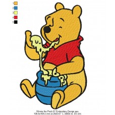 Winnie the Pooh 07 Embroidery Design
